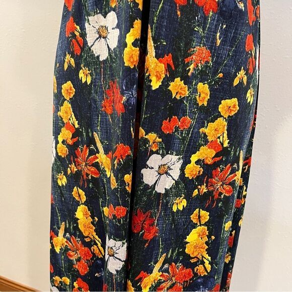 Y by Amir Slama Navy Floral Halter Maxi Dress - Picture 6 of 12